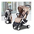Детская прогулочная коляска Yoya Plus, с рождения (Бежевый
						
					) — Фото