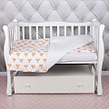 Комплект постельного белья в кроватку AmaroBaby Baby Boom из поплина, 3 предмета Комплект постельного белья в кроватку AmaroBaby Baby Boom из поплина, 3 предмета Лисички — Фото