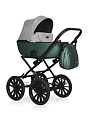 Детская коляска Riko Basic Ozon Shine Prestige 2 в 1 05 Изумруд-серый — Фото