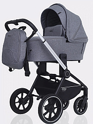 Детская коляска Mowbaby Zoom PU 2 в 1 на серебряной раме