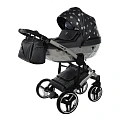Детская коляска Junama Glow V2 2 в 1 на серебряной раме Детская коляска Junama Glow V2 2 в 1 на серебряной раме JGLv2-04 — Фото