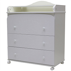 Пеленальный комод Топотушки Каролина, МДФ 800/3