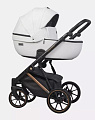 Детская коляска Riko Basic Montana Premium Copper 2 в 1 11 White — Фото
