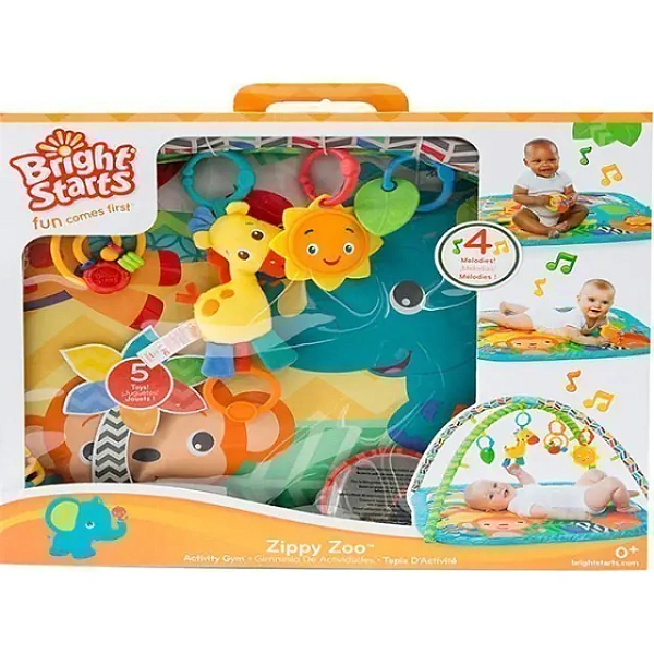 Развивающий коврик Bright Starts Брайт Стартс Веселый Жираф 52169 фото 7