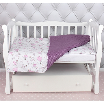 Комплект белья в кроватку WB AmaroBaby Baby Boom Амели, 3 предмета