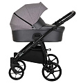 Детская коляска Tutis Novo Reflective 2 в 1 Antracite Metalic/Grey Reflective Print — Фото