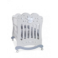 Детская кроватка Feretti Etoile качалка Детская кроватка Feretti Etoile качалка Grigio/Серебристый — Фото