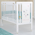 Детская кроватка Micuna Little Chick (Микуна Литл Чик) 120*60 Детская кроватка Micuna Little Chick (Микуна Литл Чик) 120*60 (White/Pink) — Фото