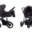Детская коляска Bebetto Pascal 2 в 1 на черной раме - Фото
