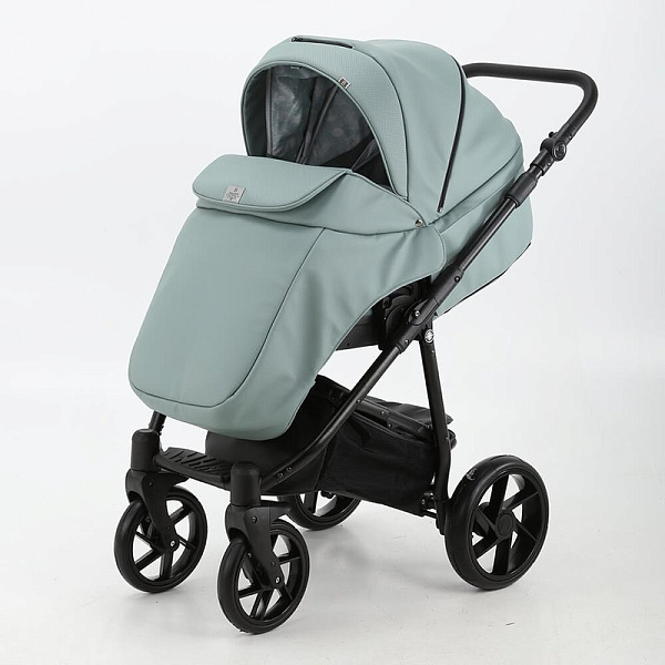 Детская коляска BeBe-Mobile Gusto Deluxe 2 в 1, эко-кожа фото 2