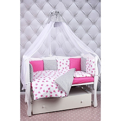 Комплект в кроватку AmaroBaby Sweet, 4 предмета, бязь