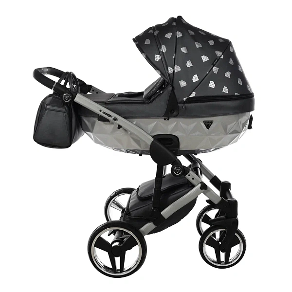 Детская коляска Junama Glow V2 2 в 1 на серебряной раме фото 1