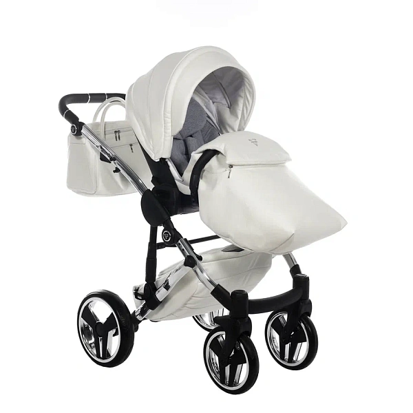 Детская коляска Junama Diamond Individual V2 3 в 1 на серебряной раме фото 21