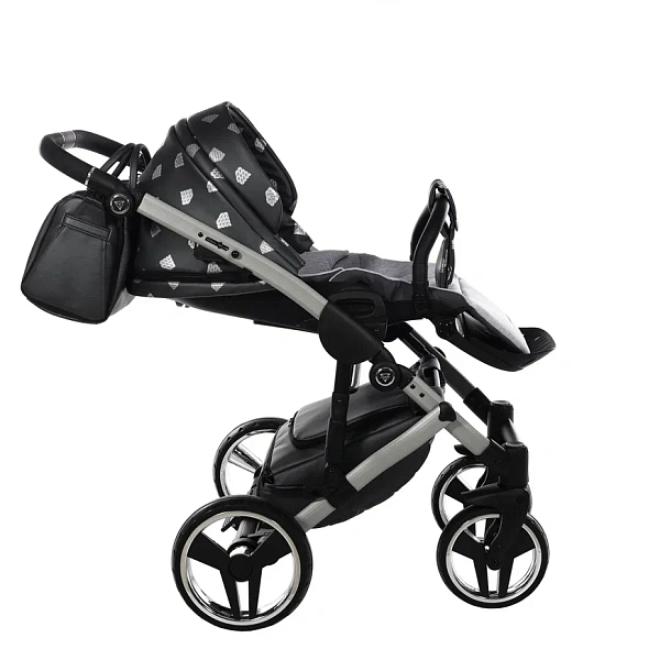Детская коляска Junama Glow V2 2 в 1 на серебряной раме фото 18