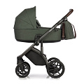 Детская коляска Roan Bass Next 2 в 1 Детская коляска Roan Bass Next 2 в 1 RN028 Night Green/.коричневая ручка — Фото
