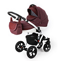 Детская коляска Adamex Avila Pretty 3 в 1, ткань+эко-кожа (9PY
						
					) — Фото