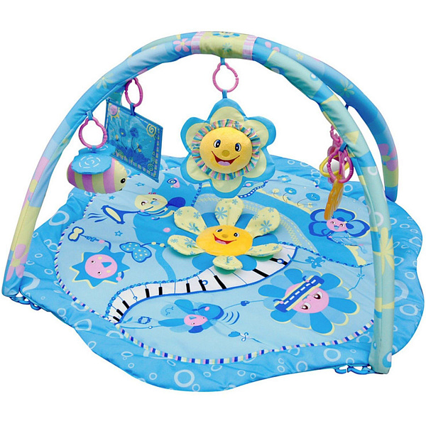 Музыкальный развивающий коврик La-Di-Da Солнечная поляна (PM20108B) фото 1