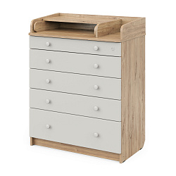 Детский комод Атон MAKS ЛДСП 800/5 с органайзером