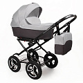 Детская коляска Smile Line Serenade 20 Classic 12 2 в 1 (Se 21 (т.серый+св.серый)
						
					) — Фото