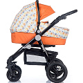 Детская коляска Babyhit Valentine 2 в 1 White - Orange — Фото