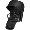 Детская коляска Cybex Priam Lux 3 в 1, шасси Trekking Chrome Детская коляска Cybex Priam Lux 3 в 1, шасси Trekking Chrome Happy Black — Фото