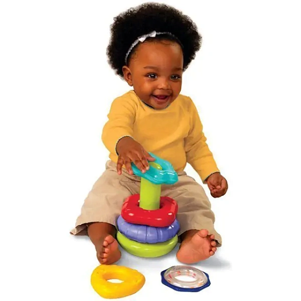 Развивающая пирамидка Bright Starts Брайт Стартс Радуга Цветов 9001 фото 2