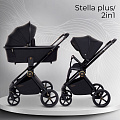 Детская коляска Sweet Baby Stella Plus 2 в 1 Black — Фото