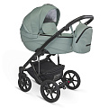 Детская коляска Bexa Ideal 2 в 1 18 оливковый+оливковая кожа — Фото
