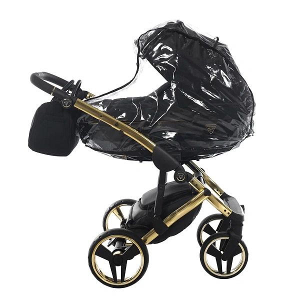 Детская коляска Junama Diamond Special V2 3 в 1 на золотой раме фото 3