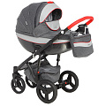 Детская коляска Adamex Monte Deluxe Carbon 3 в 1 Детская коляска Adamex Monte Deluxe Carbon 3 в 1 D5 — Фото