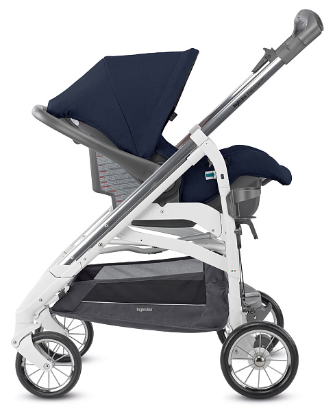 Детская коляска Inglesina Trilogy Plus System Quattro 4 в 1 на шасси Trilogy Plus Chrome White фото 3