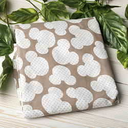 Простыня на резинке в кроватку AmaroBaby 125 х 75, бязь