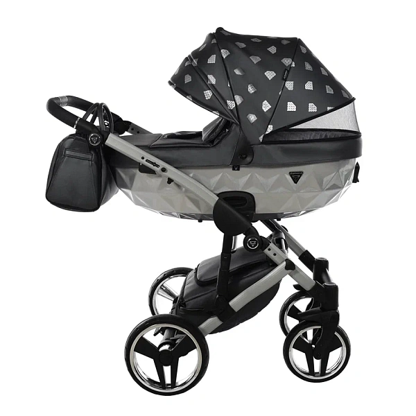 Детская коляска Junama Glow V2 2 в 1 на серебряной раме фото 4