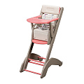 Складной стул для кормления Combelle Evo Twenty-One (Gris/Rose (Серый о розовым)
						
					) — Фото