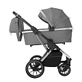Детская коляска Carrello Aurora CRL-6505 2 в 1 Silver Grey — Фото