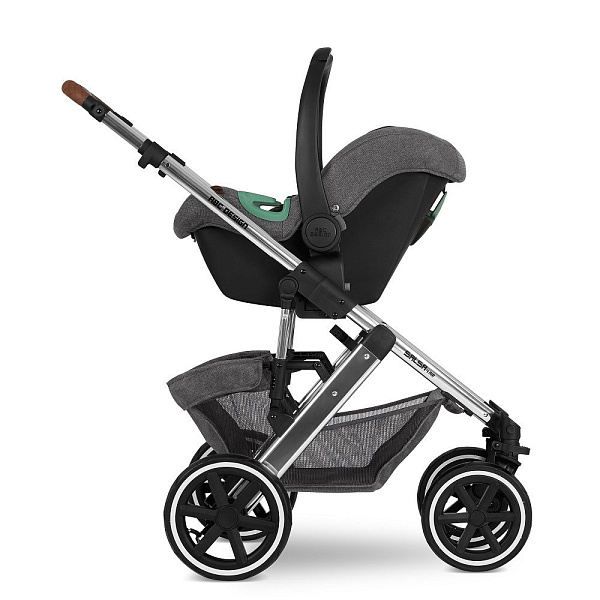 Детская коляска ABC-Design Salsa 4 Air 2 в 1 на серебряной раме фото 4