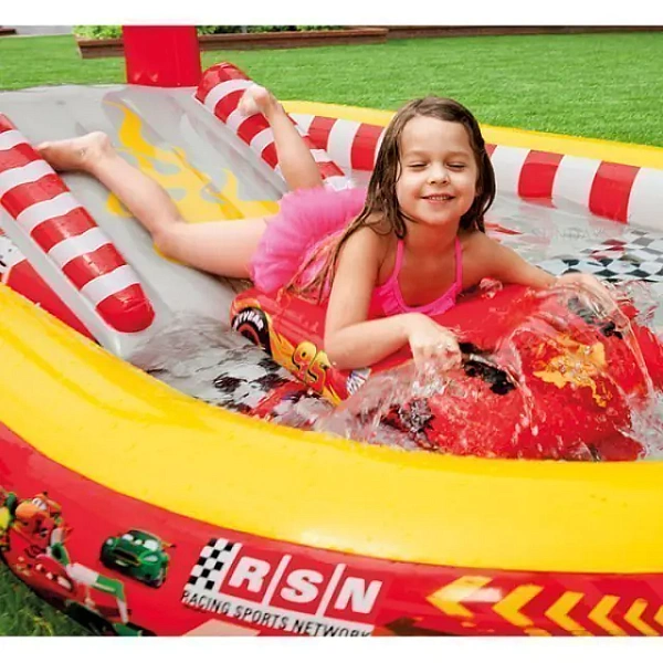 Игровой центр Надувной бассейн Intex Интекс Тачки с надувными досками c57134 фото 3