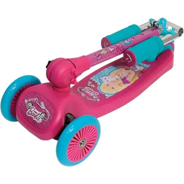 Трехколесный самокат 1Toy Barbie 1Той Барби Т57631, управляется наклоном фото 1