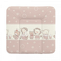 Мягкий пеленальный матрац Ceba Baby Mix на комод 70 x 75 см Ducklings brown W-144-050-230 — Фото