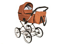 Детская коляска Noordline Nicole Classic Black 2 в 1 Terracota — Фото
