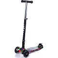 Трехколесный самокат Babyhit Enjoy Fold (Black - Purple) — Фото