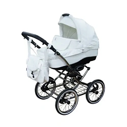 Детская коляска Adamex Royal Lux 2 в 1 эко-кожа