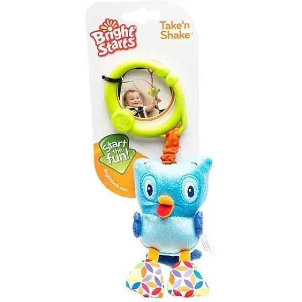 Развивающая игрушка Bright Starts Брайт Стартс Дрожащий Дружок Сова 8808-6 фото 1