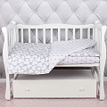 Комплект постельного белья в кроватку AmaroBaby Baby Boom из бязи, 3 предмета Комплект постельного белья в кроватку AmaroBaby Baby Boom из бязи, 3 предмета Мышонок — Фото