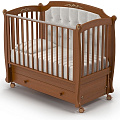 Детская кроватка Nuovita Furore swing, продольный маятник Детская кроватка Nuovita Furore swing, продольный маятник Орех — Фото