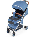Детская прогулочная коляска Nuovita Giro Детская прогулочная коляска Nuovita Giro Denim/Джинсовый Серебристый — Фото