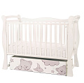 Детская кроватка Amarobaby Sweet Bear (маятник поперечный) Детская кроватка Amarobaby Sweet Bear (маятник поперечный) Белый — Фото