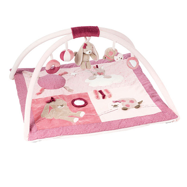 Игровой коврик Nattou Nina, Jade & Lili Кролик, Единорог, Черепашка 987264 фото 1