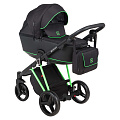 Детская коляска Adamex Cristiano Fluo 3 в 1 Детская коляска Adamex Cristiano Fluo 3 в 1 Green — Фото