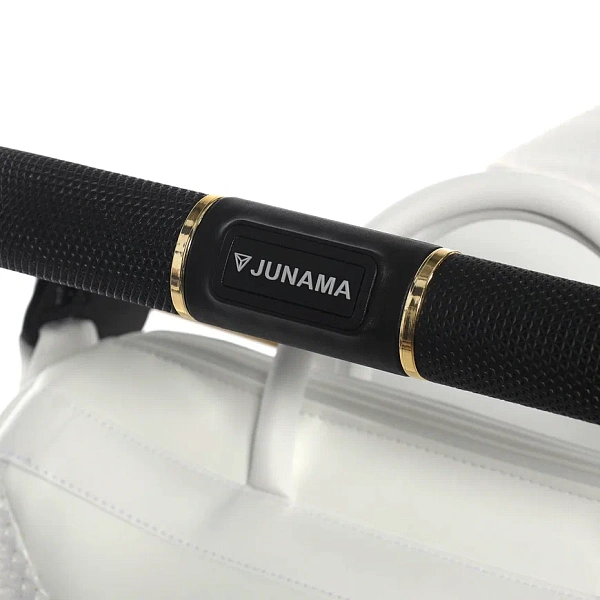 Детская коляска Junama Diamond Mirror Satin V2 2 в 1 на золотой раме фото 11